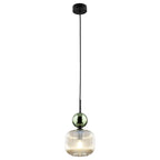 SOPHIA Green Cognac Pendant Light – Glamour 1xE14
