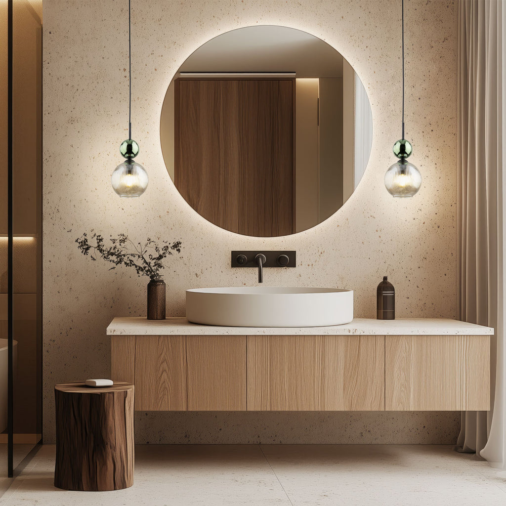 SOPHIA Green Cognac Pendant Light – Glamour 1xE14 B