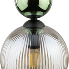 SOPHIA Green Cognac Pendant Light – Glamour 1xE14 B