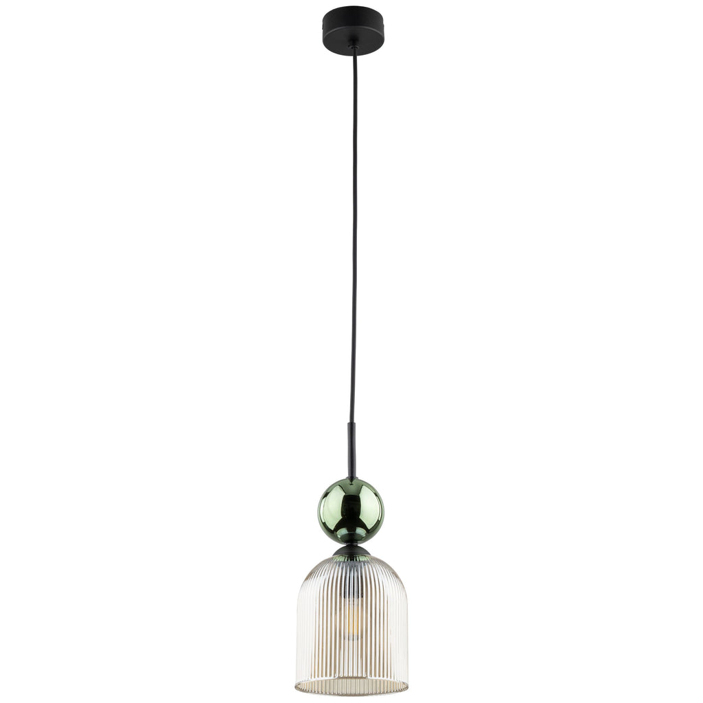 SOPHIA Green Cognac Pendant Light – Glamour 1xE14 C