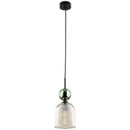 SOPHIA Green Cognac Pendant Light – Glamour 1xE14 C