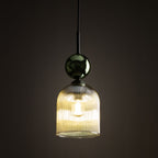 SOPHIA Green Cognac Pendant Light – Glamour 1xE14 C