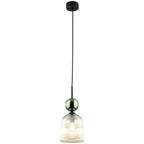 SOPHIA Green Cognac Pendant Light – Glamour 1xE14 C