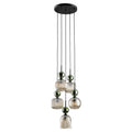 SOPHIA Green Cognac Pendant Chandelier – Glamour 5xE14