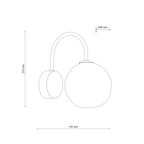 LAVA Wall Sconce – Modern 1xG9
