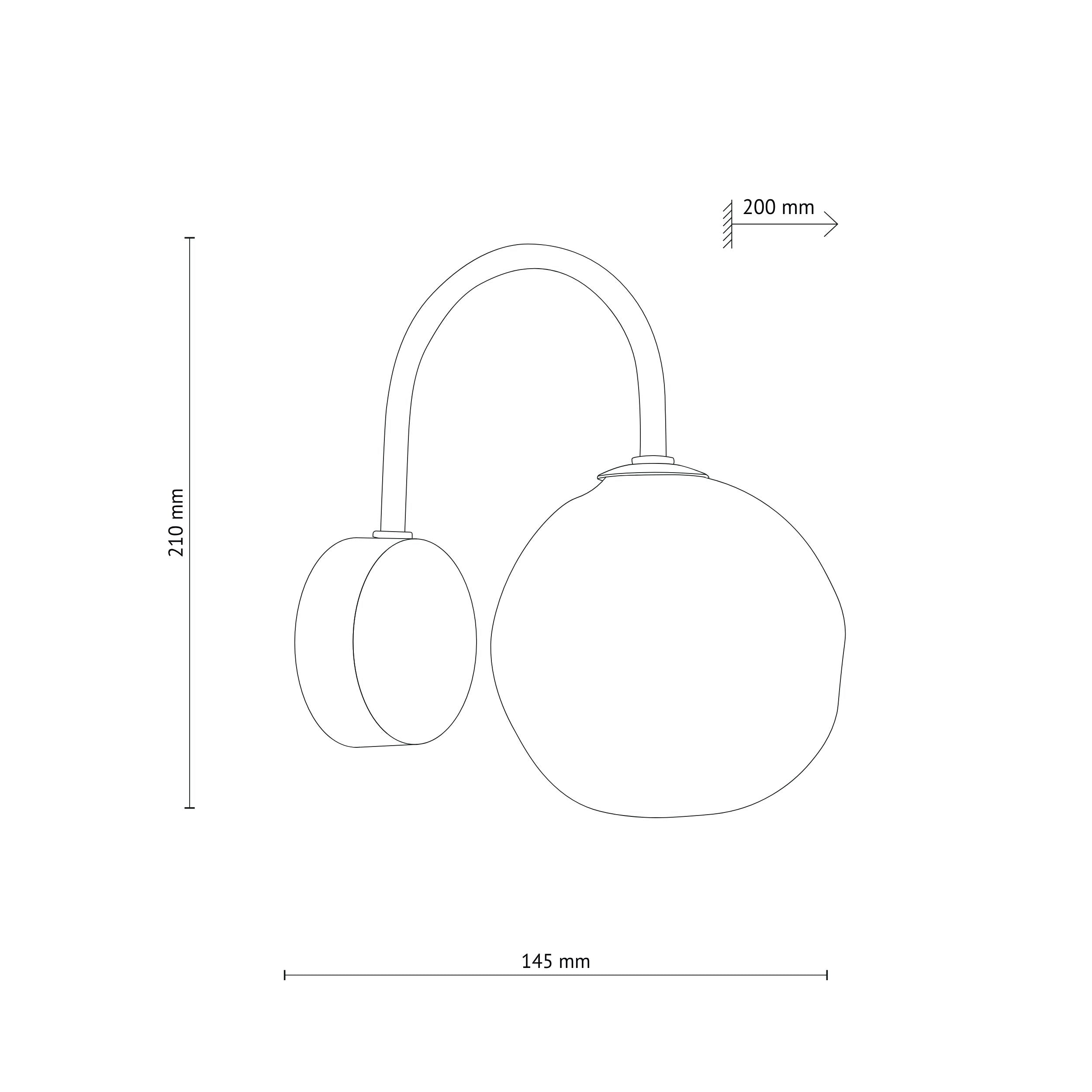 LAVA Wall Sconce – Modern 1xG9