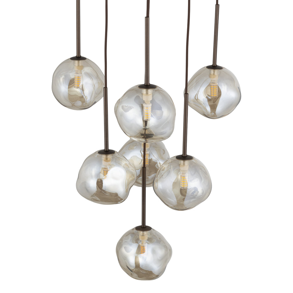 LAVA Pendant Chandelier 7xG9 New – Modern