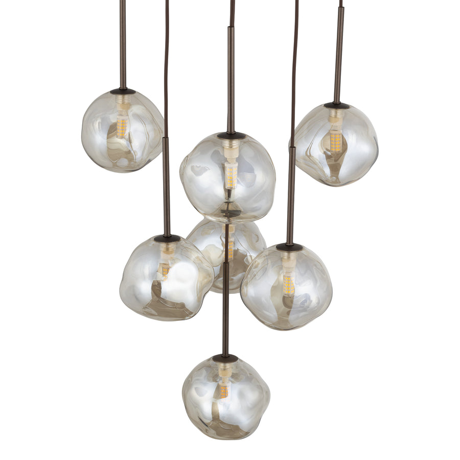 LAVA Pendant Chandelier 7xG9 New – Modern