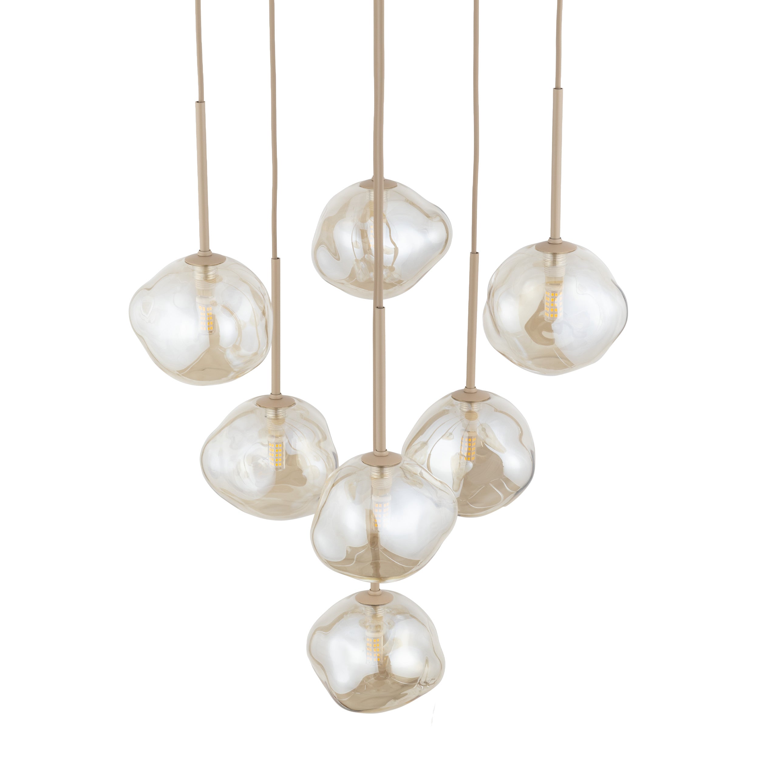 LAVA Pendant Chandelier 7xG9 New – Modern