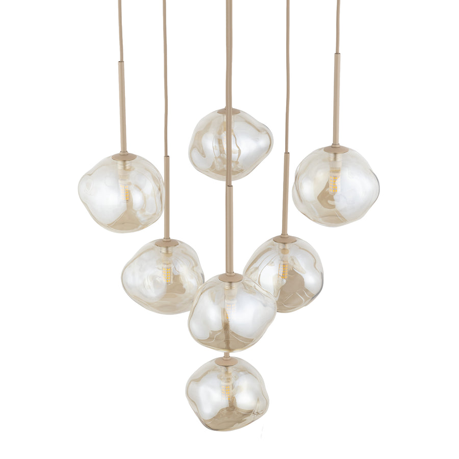 LAVA Pendant Chandelier 7xG9 New – Modern