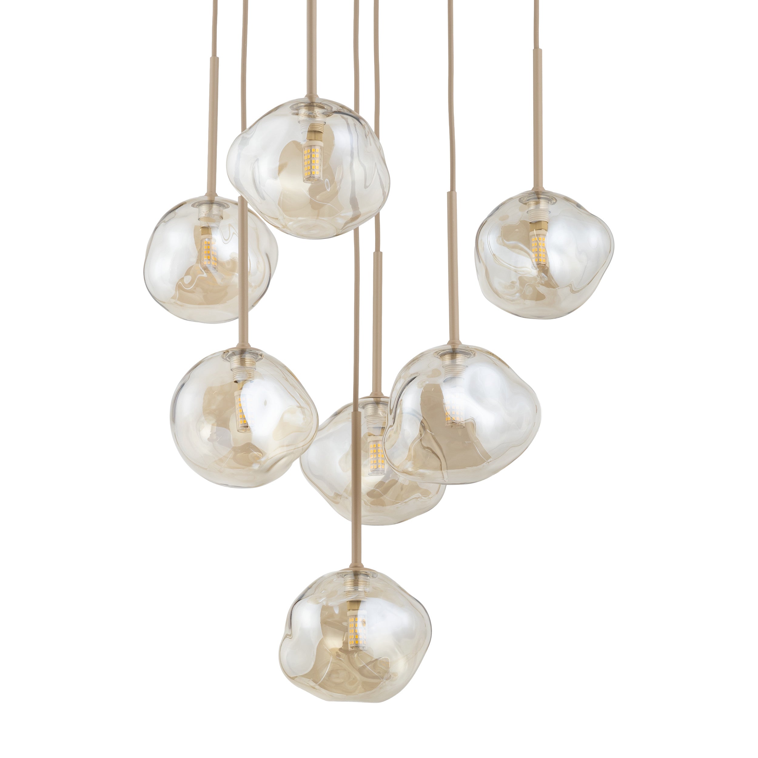 LAVA Pendant Chandelier 7xG9 New – Modern