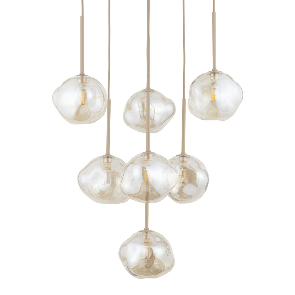 LAVA Pendant Chandelier 7xG9 New – Modern