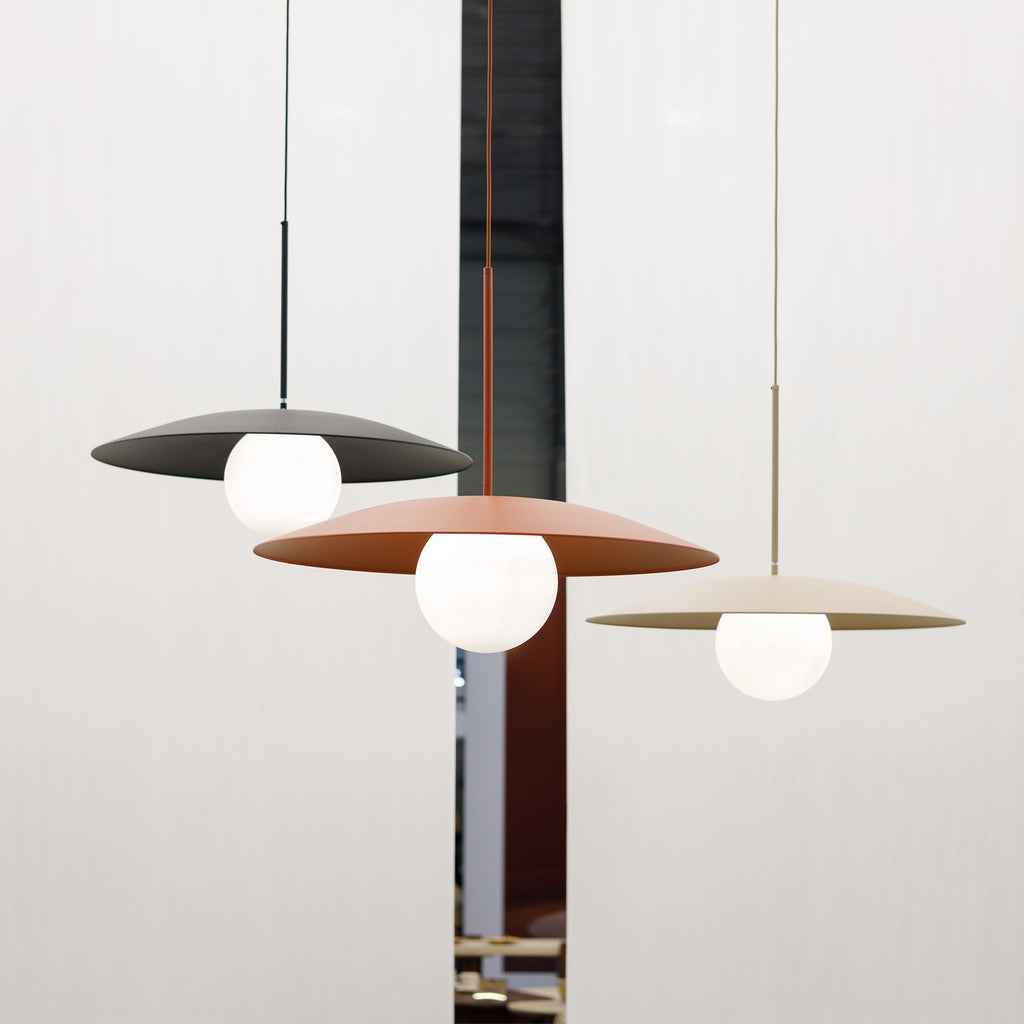 SLATE Pendant Light – Loft Glass Shade 1xE27