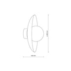 SLATE Wall Sconce – Loft Glass Shade 1xG9