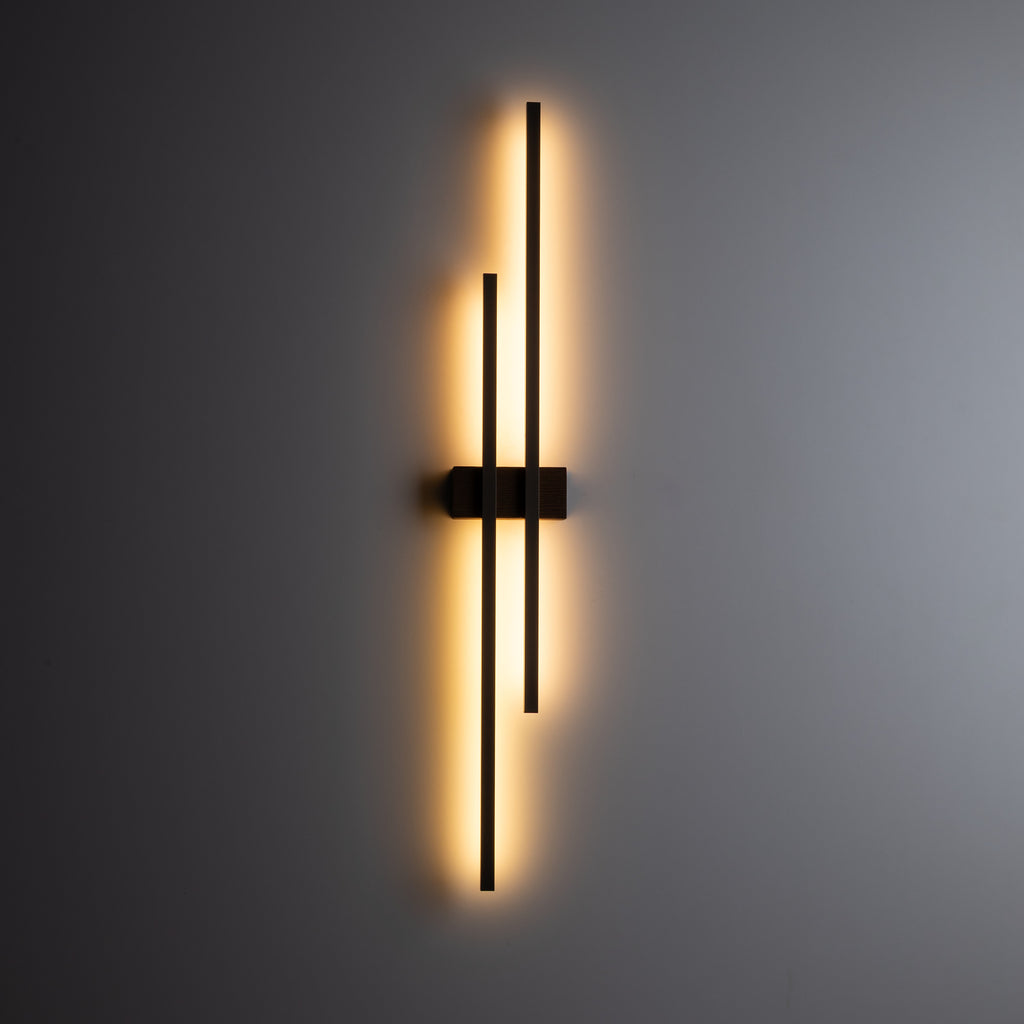 FLASH Wood Wall Sconce 2-Light – Modern LED