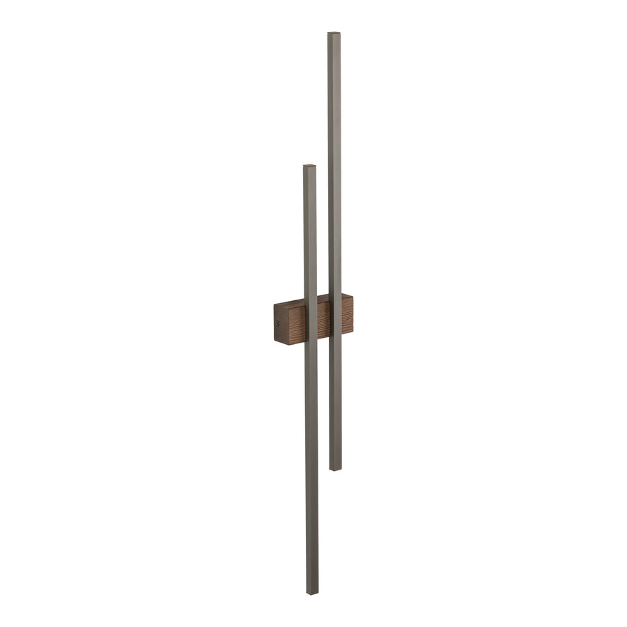 FLASH Wood Wall Sconce 2-Light – Modern LED