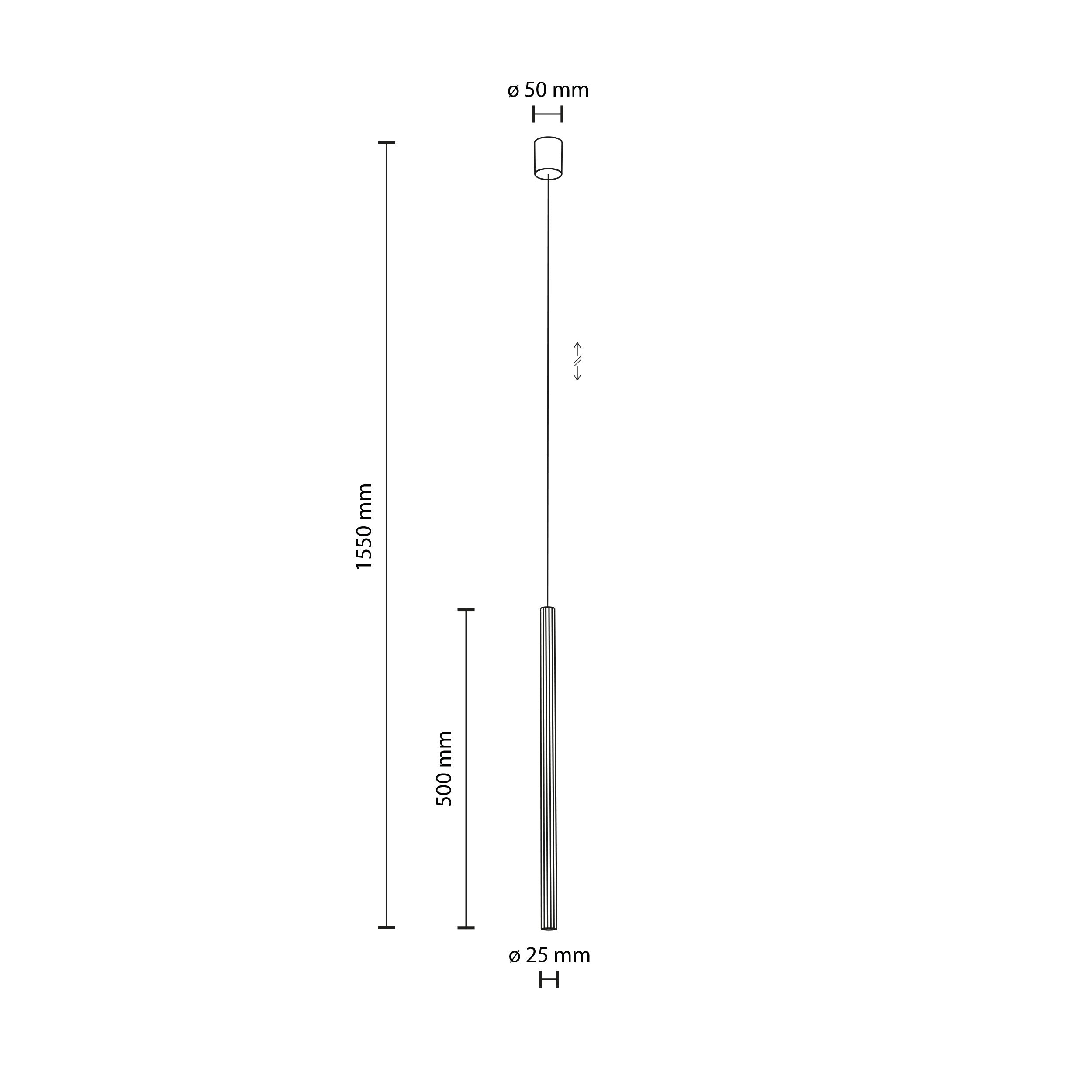 FERRO 500 Pendant Light – Industrial 1xG9