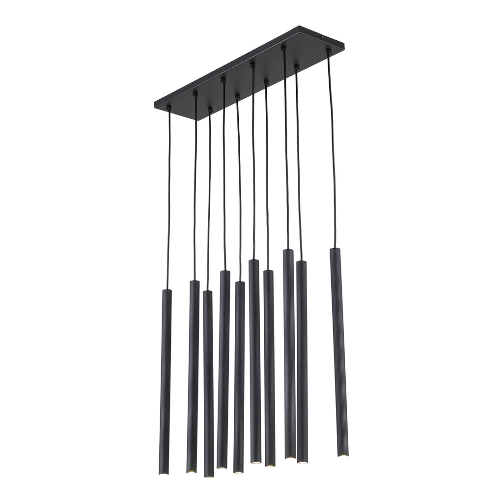 FERRO Linear Chandelier 10xG9 – Industrial