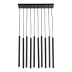 FERRO Linear Chandelier 10xG9 – Industrial
