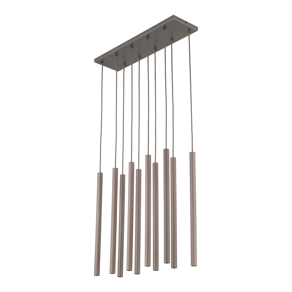 FERRO Linear Chandelier 10xG9 – Industrial