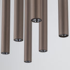 FERRO Linear Chandelier 10xG9 – Industrial