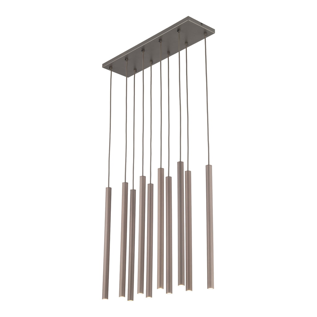 FERRO Linear Chandelier 10xG9 – Industrial
