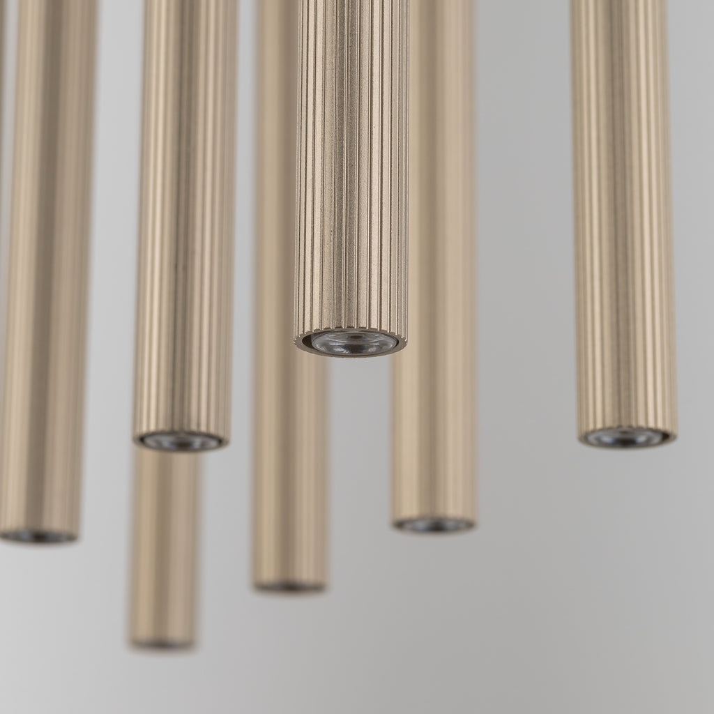FERRO Linear Chandelier 10xG9 – Industrial
