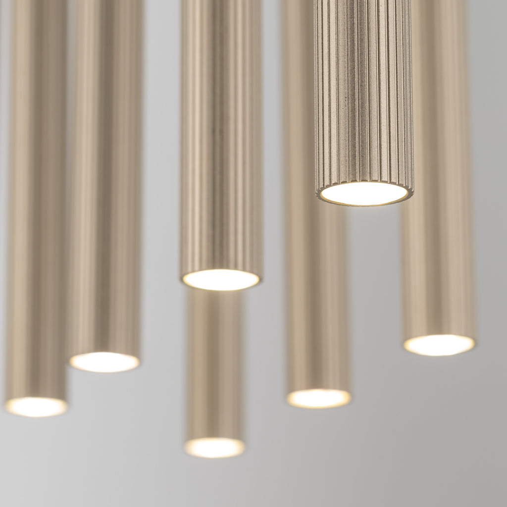 FERRO Linear Chandelier 10xG9 – Industrial