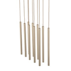 FERRO Linear Chandelier 10xG9 – Industrial