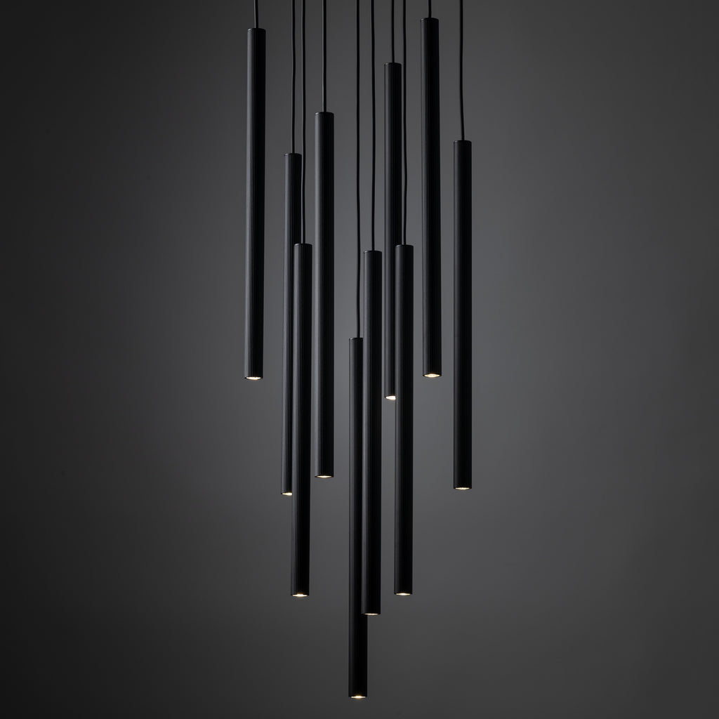 FERRO Ring Chandelier 10xG9 – Industrial