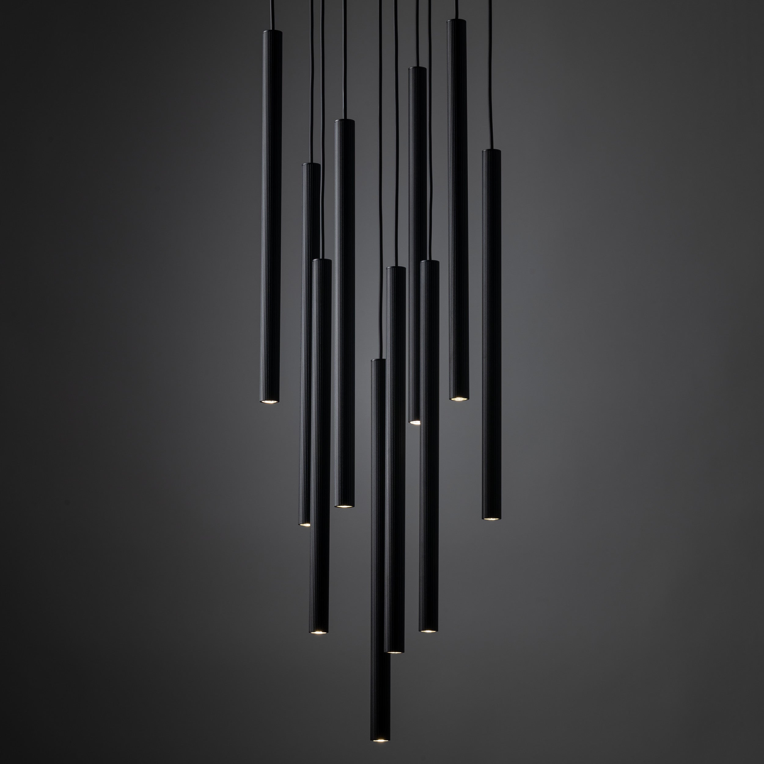 FERRO Ring Chandelier 10xG9 – Industrial
