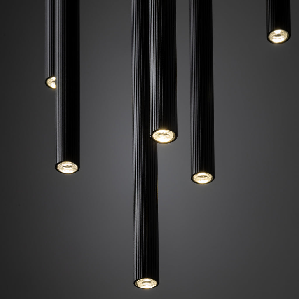 FERRO Ring Chandelier 10xG9 – Industrial