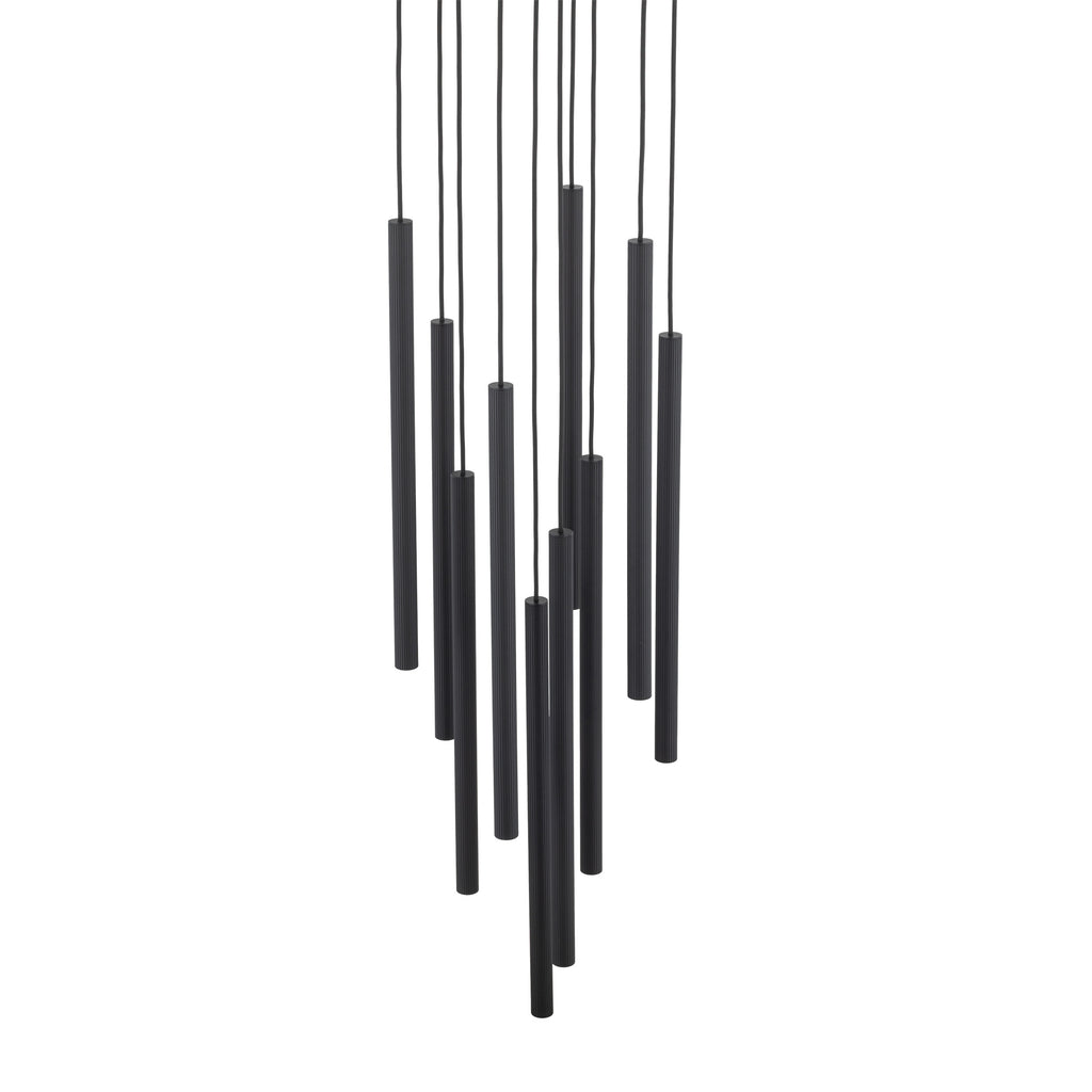 FERRO Ring Chandelier 10xG9 – Industrial