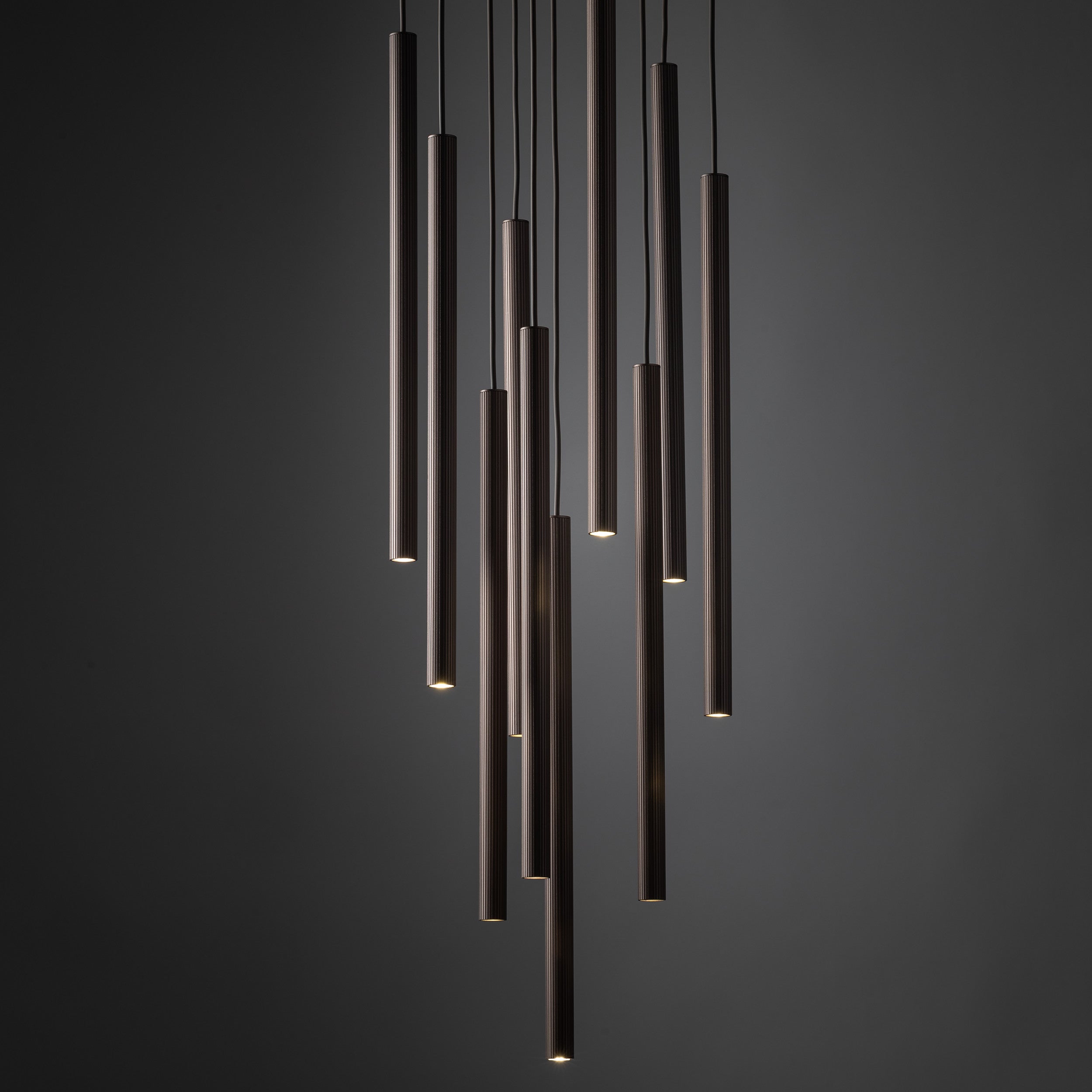 FERRO Ring Chandelier 10xG9 – Industrial