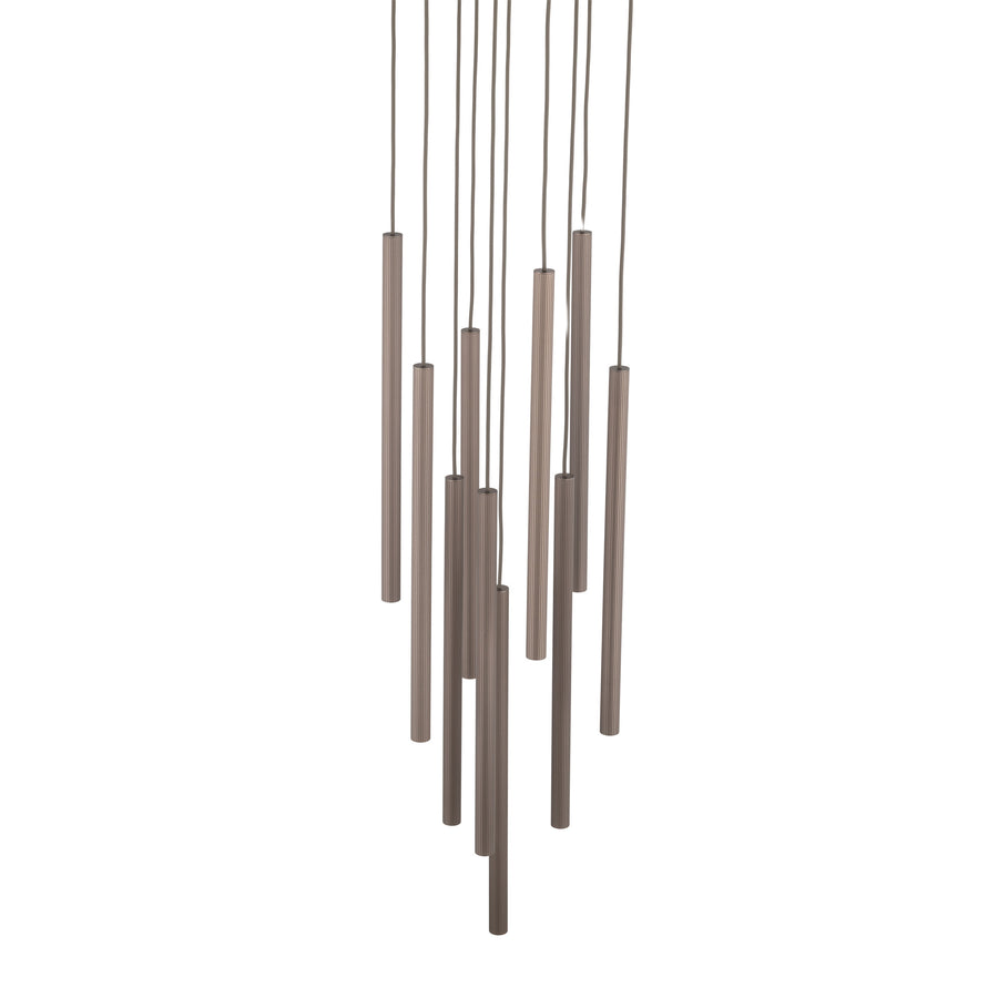 FERRO Ring Chandelier 10xG9 – Industrial