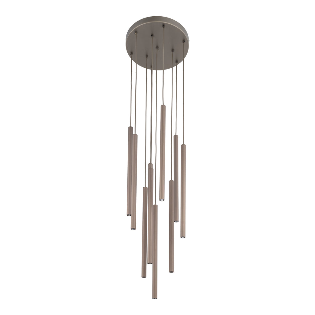 FERRO Ring Chandelier 10xG9 – Industrial