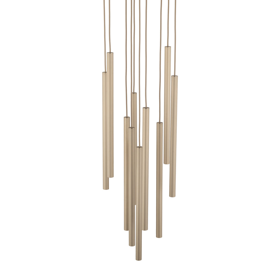 FERRO Ring Chandelier 10xG9 – Industrial