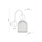 SOPHIA White Wall Sconce