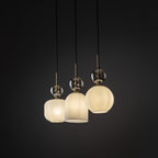 SOPHIA Black Gold Pendant Chandelier – Modern Glamour 3xE14