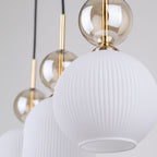 SOPHIA Black Gold Pendant Chandelier – Modern Glamour 3xE14