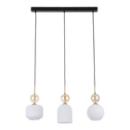 SOPHIA Black Gold Pendant Chandelier – Modern Glamour 3xE14