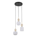 SOPHIA Black Gold Pendant Chandelier – Glamour 3xE14 B