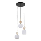 SOPHIA Black Gold Pendant Chandelier – Glamour 3xE14 B