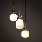 SOPHIA Black Gold Pendant Chandelier – Glamour 3xE14 B