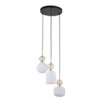 SOPHIA Black Gold Pendant Chandelier – Glamour 3xE14 B