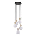 SOPHIA Black Gold Pendant Chandelier – Glamour 5xE14