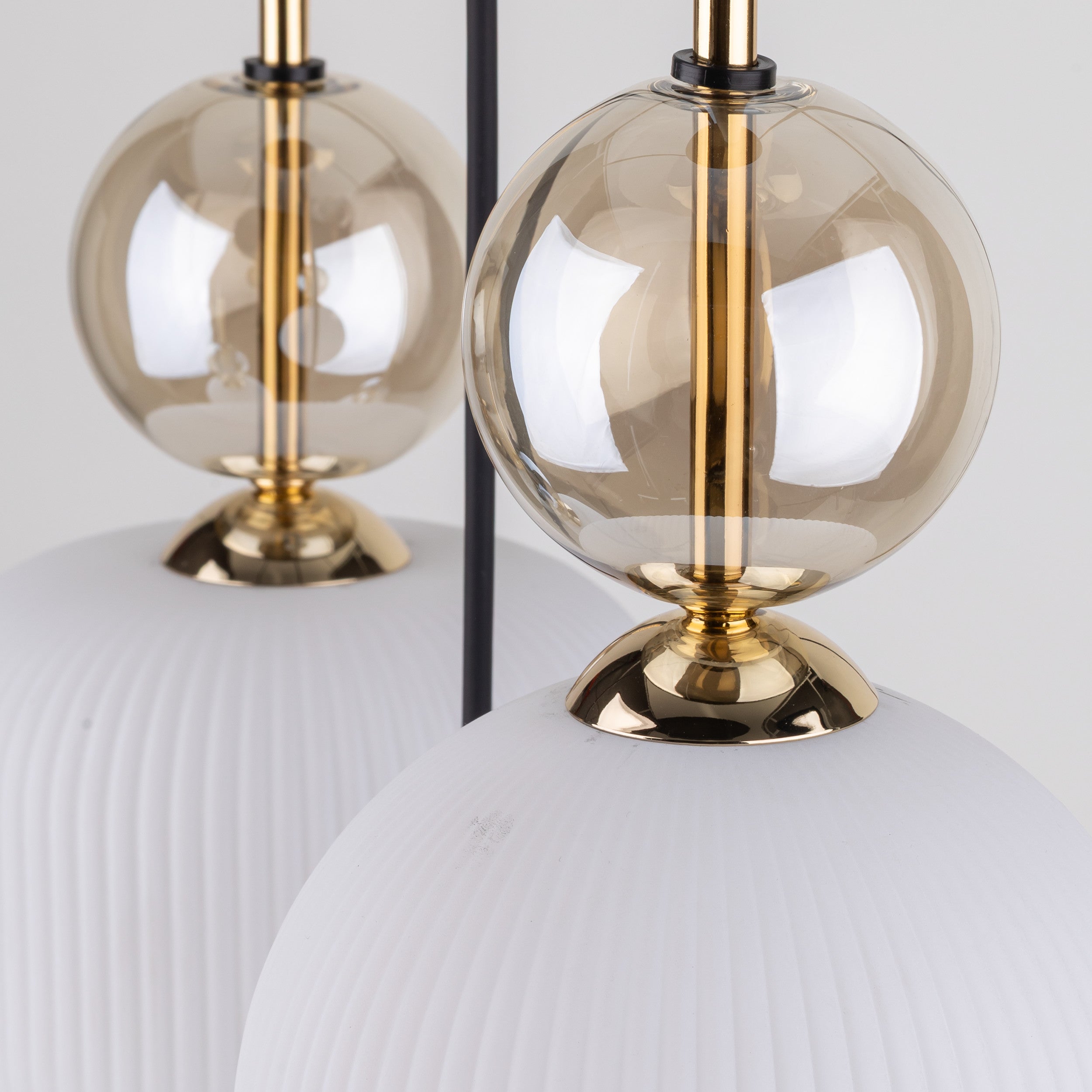 SOPHIA Black Gold Pendant Chandelier – Glamour 5xE14