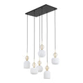 SOPHIA Black Gold Pendant Chandelier – Glamour 6xE14