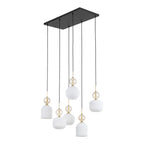 SOPHIA Black Gold Pendant Chandelier – Glamour 6xE14