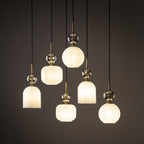 SOPHIA Black Gold Pendant Chandelier – Glamour 6xE14